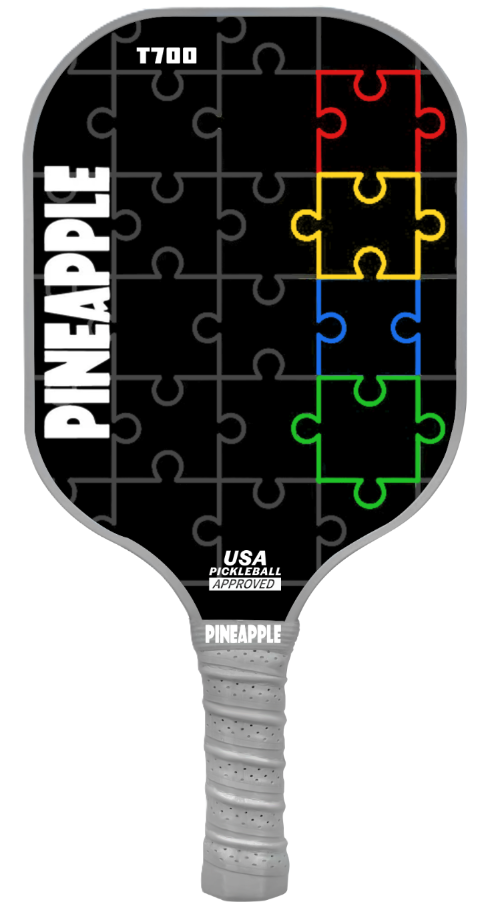 "Every Piece Fits" Pickleball Paddle-T700 Carbon Fiber-Thermoform-Honeycomb Core