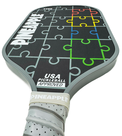 "Every Piece Fits" Pickleball Paddle-T700 Carbon Fiber-Thermoform-Honeycomb Core Bundle W/Bag and Balls
