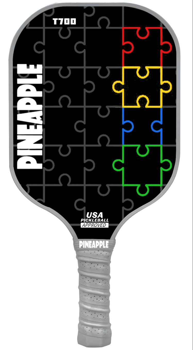 "Every Piece Fits" Pickleball Paddle-T700 Carbon Fiber-Thermoform-Honeycomb Core